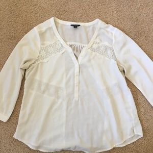 Flowy White Blouse